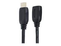 StarTech.com Câble d'extension / Rallonge HDMI Ultra HD 4K x 2K de 2m - Cordon HDMI vers HDMI - Mâle / Femelle - Noir - Plaqués or - Câble de rallonge HDMI - HDMI mâle pour HDMI femelle - 2 m -...