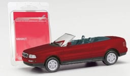 HERPA, AUDI 80 Cabriolet rouge En Kit, échelle 1/87, HER012287-006