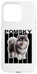 Coque pour iPhone 15 Pro Max Amoureux des chiens Pomsky