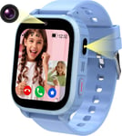 4g Montre Connectée Enfant Gps, Montre Gps Enfant Tracker Avec Appel Vidéo Sos Réveil Appareil Caméra Ip68 Mode Scolaire Jeux Chat, Montre Intelligente Enfant Cadeau Pour Filles Et Garçons.[G515]