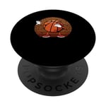 Ballon de sport amusant pour joueur de basket-ball PopSockets PopGrip Interchangeable