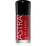 Astra Make-up My Laque 5 Free long-lasting nail polish shade 22 Poppy Red 12 ml