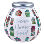 Pot Of Dreams Ceramic Money Pot Smash Money Box Savings Jar - Dream Home Fund