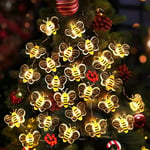 Coquimbo Guirlande Lumineuse Abeilles, 3M 30LED Guirlandes Lumineuses à Piles Cadeaux pour Femmes Filles, Decoration Noel Guirlande Led pour Sapin de Noel Chambre à Coucher Salon Plantes Terrasse