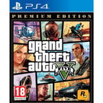 Grand Theft Auto V - Premium Online Edition -peli, PS4