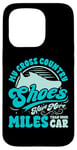 Coque pour iPhone 15 Pro Mes chaussures de cross-country ont plus de milles pour