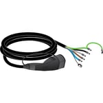 EVLink Ladestativ Kabel 4M, 1xT2-kontakt, 32A, 3-fase