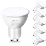 ROTTYI GU10 LED Light Bulbs 6Pack,6500K Daylight White, 5W 450LM Energy Saving