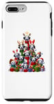 Coque pour iPhone 7 Plus/8 Plus Christmas Tree Dalmatian Dalmatians Dal Dally Dog