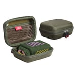 Hard EVA Travel Case for JBL GO 3 Portable Speaker by Hermitshell(Army Green)