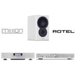 Rotel Audio Pack 1 - CD Player - Silver - Lux White