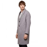 Burton Mens Relaxed Fit Overcoat - M