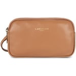 Pochette LANCASTER  Double pochette Zippé Dune  129-30 Camel