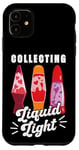 Coque pour iPhone 11 Collecting Liquid Light Lampe à lave collector hippie années 70