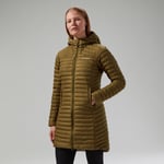 Women's Nula Micro Synthetic Insulated Long Jacket - Green