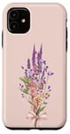 Coque pour iPhone 11 Bouquet de fleurs sauvages - Fleurs botaniques - Lavande