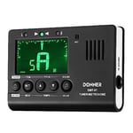 Donner 3 en 1 Accordeur de Guitare Métronome electronique et Générateur de Son avec écran LCD pour Instruments Chromatiques, Guitare, Basse, Ukulélé, Violon, Piano, trompette (DMT-01)