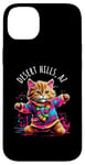 iPhone 14 Plus Desert Hills Arizona Dancing Cat Colorful Cute Kitty Design Case