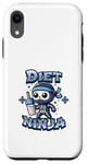 Coque pour iPhone XR Cute Diet Ninja Shake Protéiné Squelette Ninja