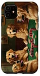 iPhone 11 Dogs Playing Poker Dog Golden Retriever Retrievers Card Case