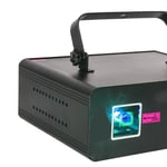 Laser - Ibiza Light SCAN500RGB - 5 ou 34 canaux DMX - 500mW - Effets animation, tunnels, plafonds - Laser de classe 3B