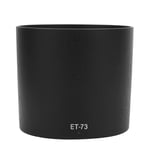 ET-73 Plastic Black Camera Mount Lens Hood Fit for Canon EF 100mm f/2.8L Macro I