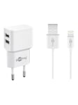 Pro Dual Apple Lightning charger set 2.4 A