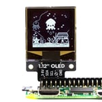 PiMoroni Mono OLED, graafinen yksivärinen näyttö