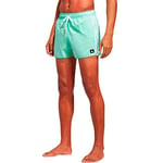 adidas Men's 3-Stripes CLX Very-Short-Length Swim Shorts, Pulse Mint/White, XL