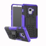 Samsung Galaxy A8 Plus 2018      Heavy Duty Case    Purple