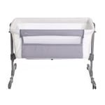 Chicco Next2Me Essential Berceau pour nouveau-né, supportable, compatible avec plusieurs lits, hauteur réglable, inclinaison, bonne circulation de l'air, matelas et sac inclus, blanc