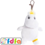 Aurora World Licensed The Moomins Snorkemaiden Key Clip Plush Soft Toy