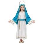 W WIDMANN MILANO Party Fashion - Costume Sainte Marie, pour enfants, Vierge Marie, déguisement de crèche, costume de Noël, carnaval, fête à thème