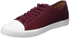 find. Sneakers Basses à Lacets Homme, Rouge (Maroon), 44 EU