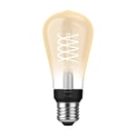 Philips Hue W Filament smart glödlampa 7.2W ST64 E27