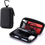 Sacoche pour Lecteur MP3 avec Mousqueton Portable Sac de Transport pour Lecteur MP3 MP4 Soulcker iPod AirPods Câble USB Carte mémoire