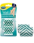 Scholl Velvet Smooth Dry Skin Exfoliation Replacement Roller Heads - Twin Pack