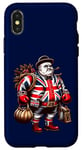 Coque pour iPhone X/XS Boxe Boxeur Britannique Union Jack Drapeau Grande-Bretagne