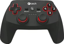 Gamepad C-Tech Khort För Pc/Ps3/Android, 2X Analog, X-Ingång, Vibration, Trådlös, Usb