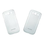 LOT DE 2 COQUES SAMSUNG POUR GALAXY S3 I9300 EFC-1G6SWECSTD TRANSPARENT