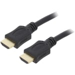 Cable hdmi 2.0 male des deux cotes 0.5m noir