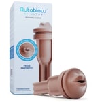 Autoblow AI Ultra Mouth Sleeve Brown Oral Sex Masturbator Replacement Mens