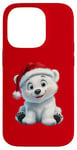 Coque pour iPhone 14 Pro Holiday Polar Bear