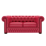 The English Chesterfield Co. CHESTERFIELD CLASSIC 2-SITS SUPREME FLAME RED