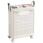 LARGE LAUNDRY BASKET WASHING CLOTHES STORAGE HAMPER STYLE PLASTIC BASKET UK