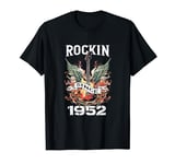 Rockin Since 1952 Classic Rock Guitar Year Of Birth Birthday T-Shirt