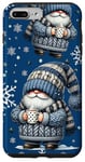 Coque pour iPhone 7 Plus/8 Plus Xmas Gnome For Coffee Lovers With Hot Cocoa Mug For Winter