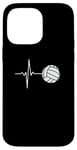 iPhone 14 Pro Max Volleyball Volleyball Player Heartbeat Volleyball Lover Case