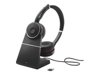 Jabra Evolve 75 Se Med Ladestander Sort Uc