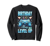 It's My Birthday Boy Time to Level Up Video Game Gift Boys Sweatshirt